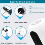 Rechargeable Automatic Water Dispenser Pump for Bottled Cans – USB Charging
