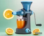 GRECY Heavy Duty Manual Juicer with Steel Handle & Vacuum Lock